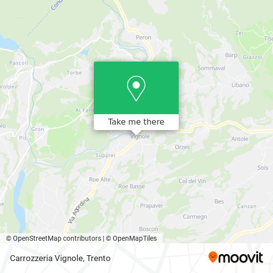 Carrozzeria Vignole map
