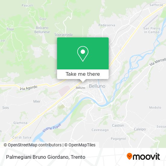 Palmegiani Bruno Giordano map