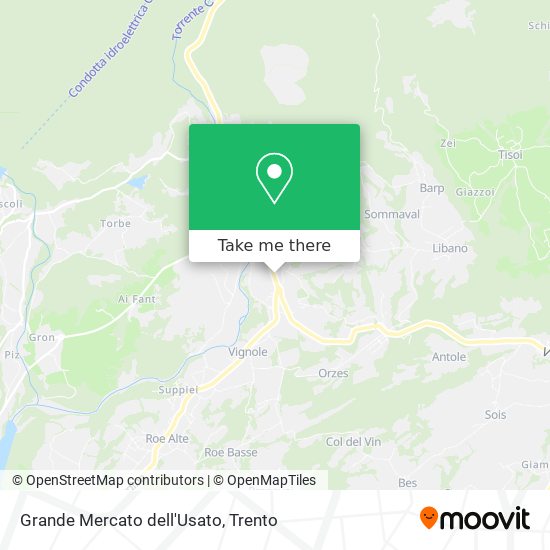 Grande Mercato dell'Usato map
