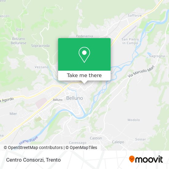 Centro Consorzi map