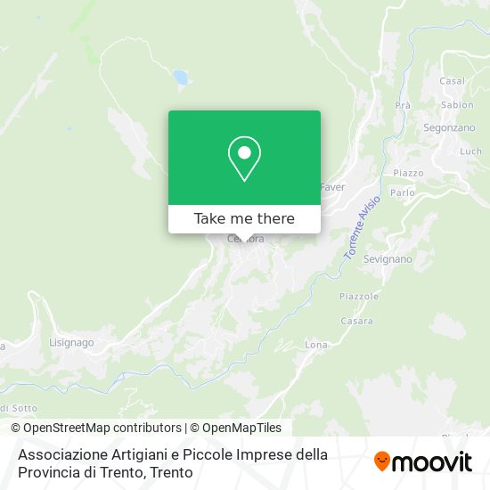 Associazione Artigiani e Piccole Imprese della Provincia di Trento map