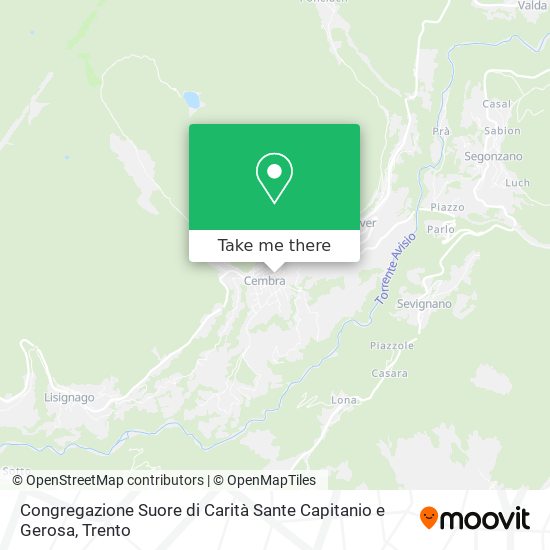 Congregazione Suore di Carità Sante Capitanio e Gerosa map