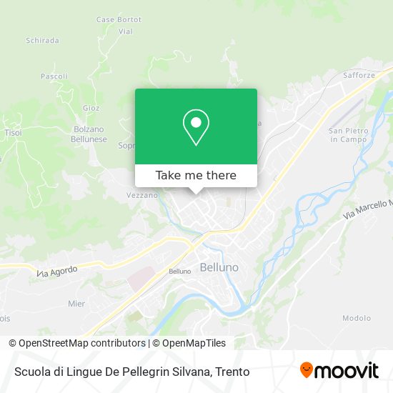 Scuola di Lingue De Pellegrin Silvana map