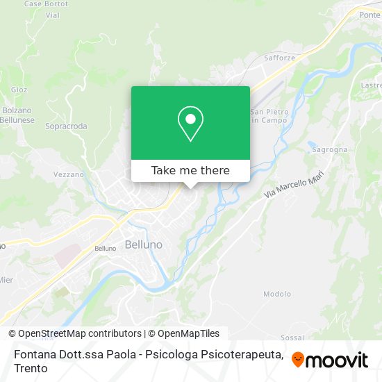 Fontana Dott.ssa Paola - Psicologa Psicoterapeuta map