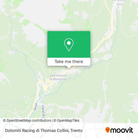 Dolomiti Racing di Thomas Collini map