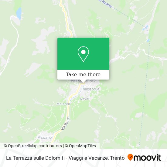 La Terrazza sulle Dolomiti - Viaggi e Vacanze map