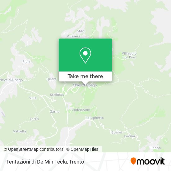 Tentazioni di De Min Tecla map