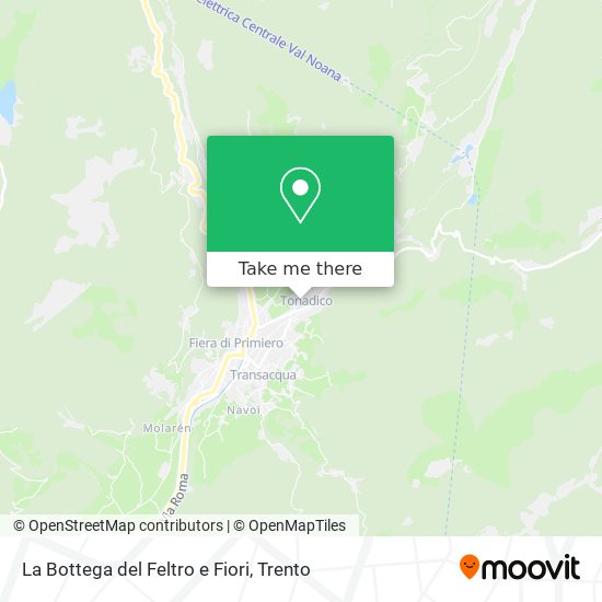 La Bottega del Feltro e Fiori map