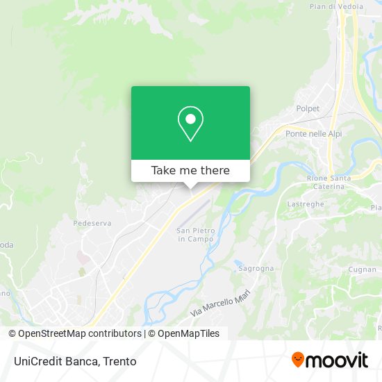 UniCredit Banca map