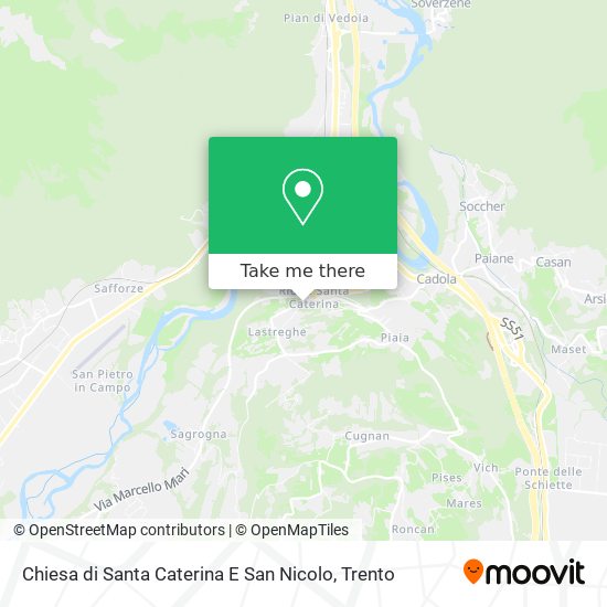 Chiesa di Santa Caterina E San Nicolo map