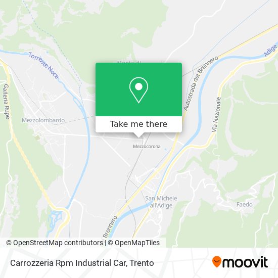 Carrozzeria Rpm Industrial Car map