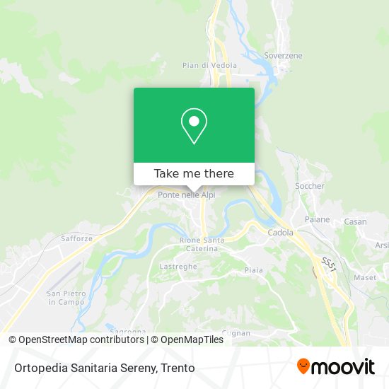 Ortopedia Sanitaria Sereny map
