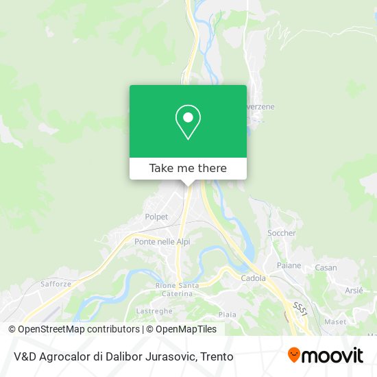 V&D Agrocalor di Dalibor Jurasovic map