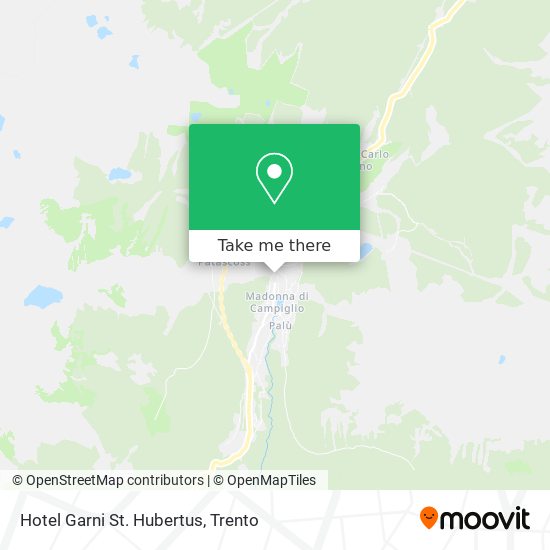 Hotel Garni St. Hubertus map