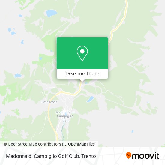 Madonna di Campiglio Golf Club map
