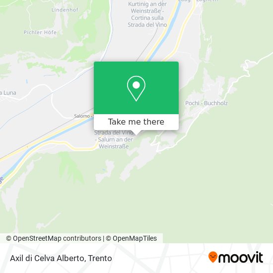 Axil di Celva Alberto map