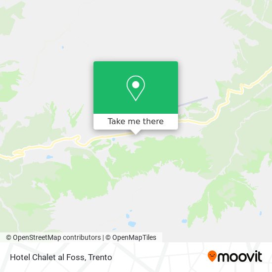 Hotel Chalet al Foss map