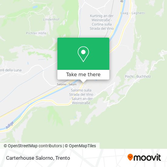 Carterhouse Salorno map