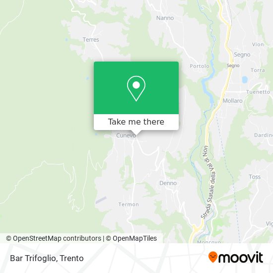 Bar Trifoglio map