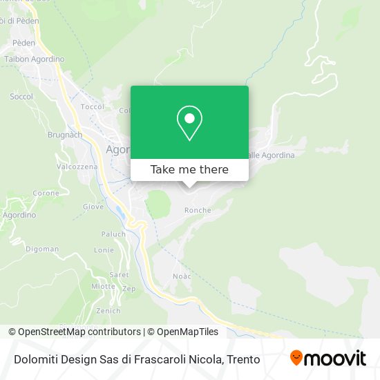 Dolomiti Design Sas di Frascaroli Nicola map