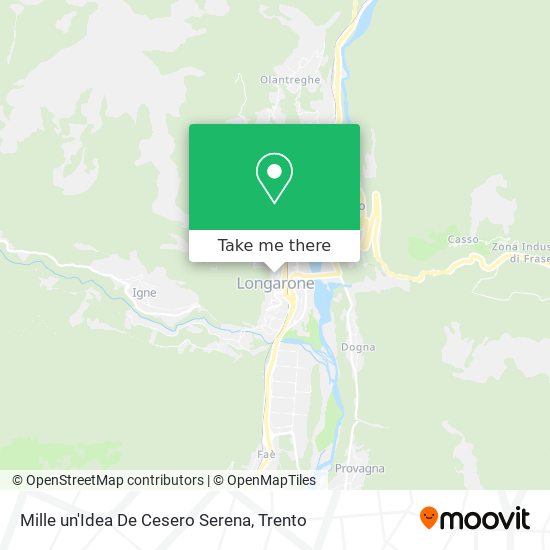 Mille un'Idea De Cesero Serena map