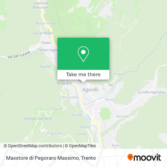 Maxstore di Pegoraro Massimo map