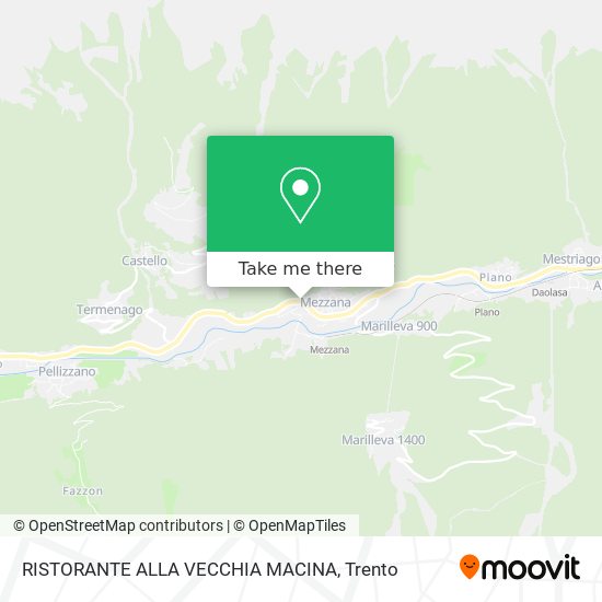 RISTORANTE ALLA VECCHIA MACINA map