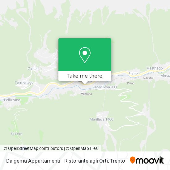 Dalgema Appartamenti - Ristorante agli Orti map