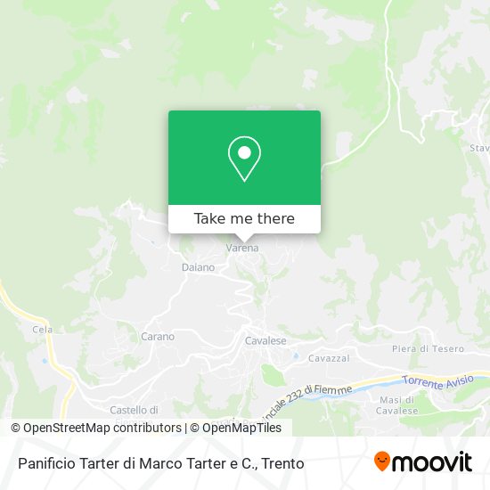 Panificio Tarter di Marco Tarter e C. map