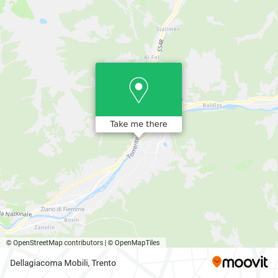 Dellagiacoma Mobili map