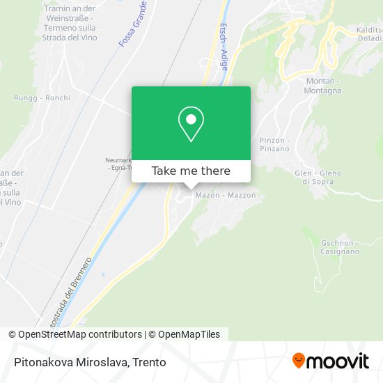 Pitonakova Miroslava map