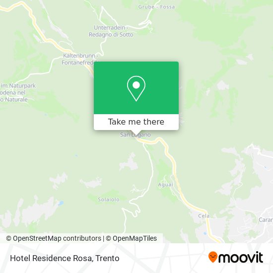 Hotel Residence Rosa map