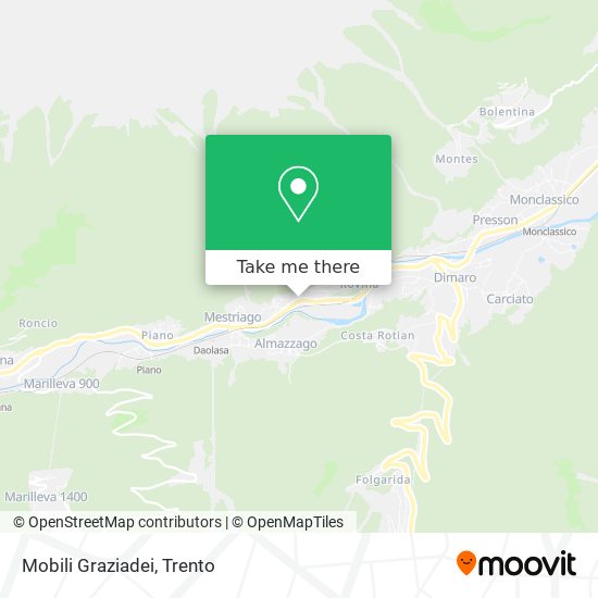 Mobili Graziadei map