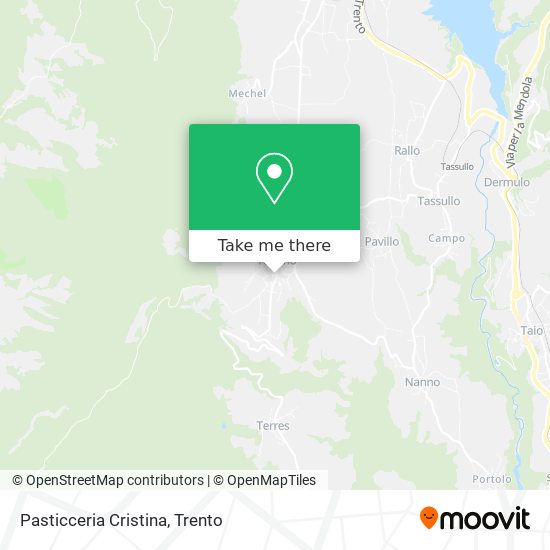 Pasticceria Cristina map