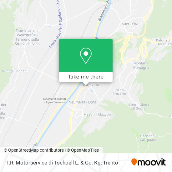 T.R. Motorservice di Tschoell L. & Co. Kg map