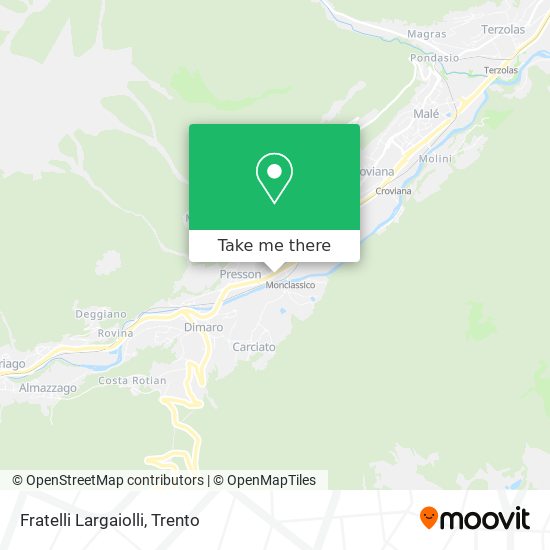 Fratelli Largaiolli map