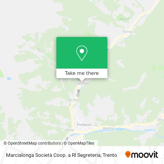 Marcialonga Società Coop. a Rl Segreteria map
