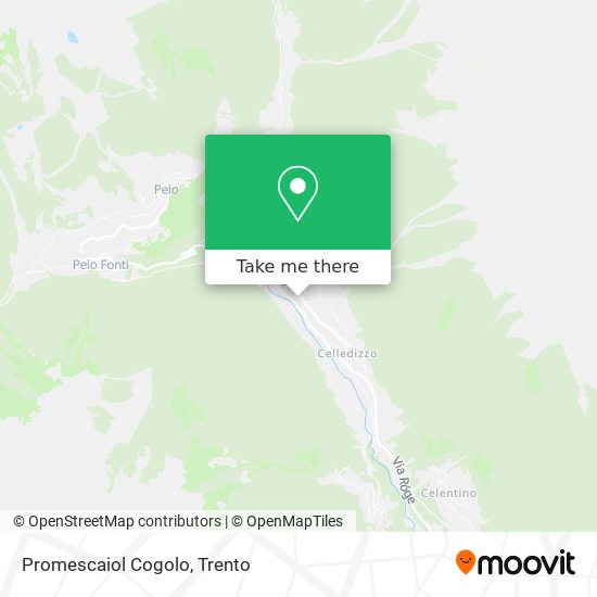 Promescaiol Cogolo map
