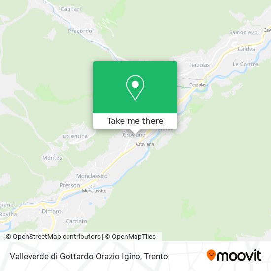 Valleverde di Gottardo Orazio Igino map