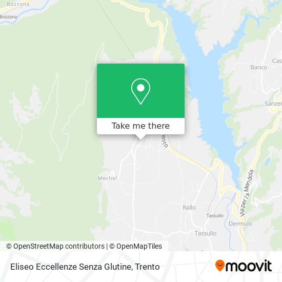 Eliseo Eccellenze Senza Glutine map