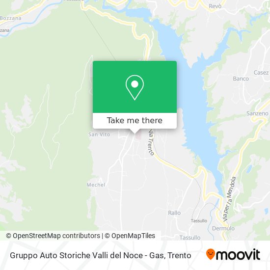 Gruppo Auto Storiche Valli del Noce - Gas map