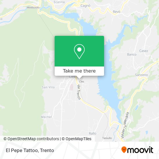 El Pepe Tattoo map