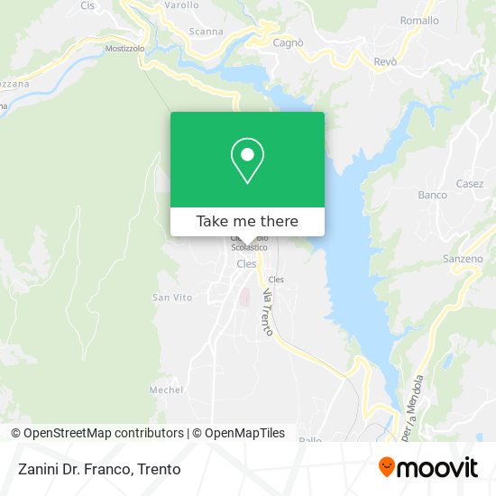 Zanini Dr. Franco map