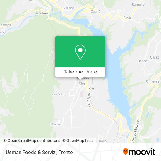 Usman Foods & Servizi map