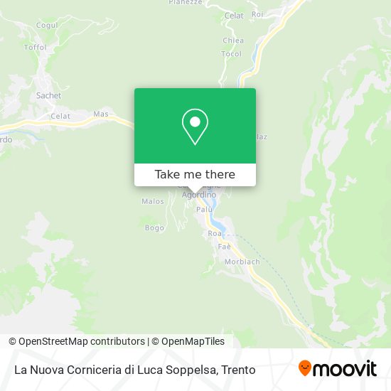 La Nuova Corniceria di Luca Soppelsa map