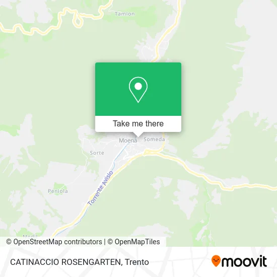 Catinaccio Rosengarten map