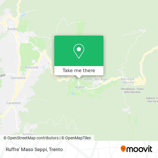 Ruffre' Maso Seppi map