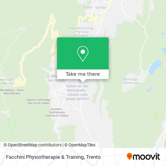 Facchini Physiotherapie & Training map