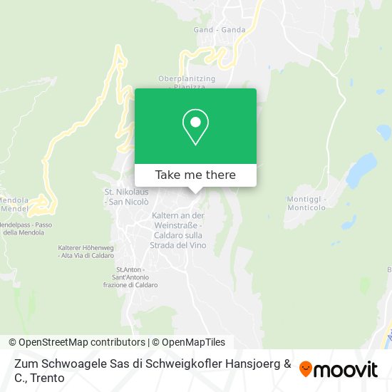 Zum Schwoagele Sas di Schweigkofler Hansjoerg & C. map