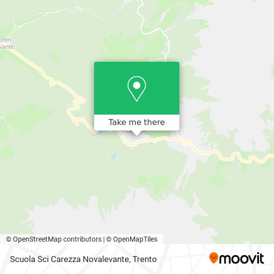 Scuola Sci Carezza Novalevante map